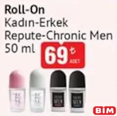 REPUTE-CHRONİC MEN ROLL-ON DEODORANT KADIN-ERKEK 50 ML